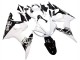 2006-2009 Yamaha YZF R6S Motorcycle Fairings - White Glossy Black