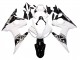 2006-2009 Yamaha YZF R6S Motorcycle Fairings - White Glossy Black