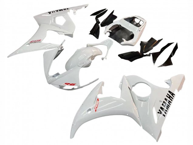 2003-2004 Yamaha YZF R6 Motorcycle Fairing - White