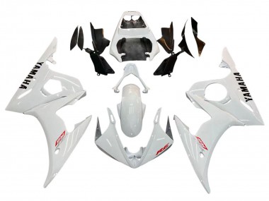 Shop 2006-2009 Yamaha YZF R6S Motorcycle Fairing Kits - White