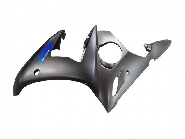 2003-2004 Yamaha YZF R6 Motorcycle Fairings - Matte Black Blue