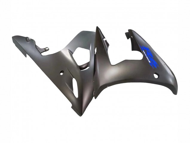 2006-2009 Yamaha YZF R6S Motorcycle Fairings - Matte Black Blue