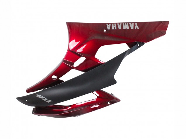 2006-2007 Yamaha YZF 600 R6 Motorcycle Fairing - Red Matte Black