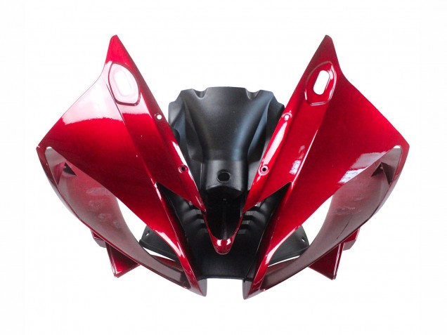 2006-2007 Yamaha YZF 600 R6 Motorcycle Fairing - Red Matte Black