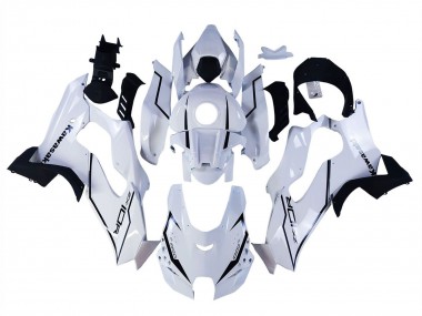Shop 2021-2025 Kawasaki ZX10R Motorcycle Fairings - White Black