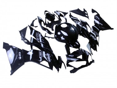 Shop 2019-2022 Kawasaki ZX6R Motorcycle Fairings - Glossy Black White