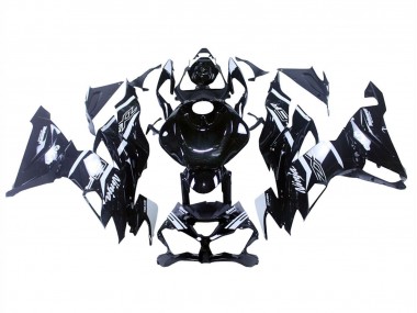 Shop 2019-2022 Kawasaki ZX6R Motorcycle Fairings - Glossy Black White