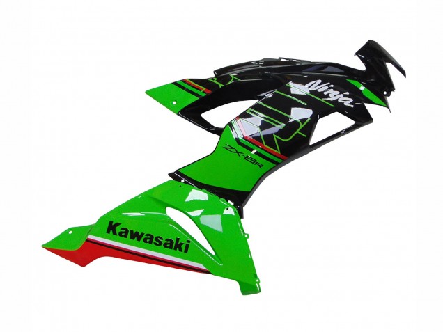 2019-2022 Kawasaki ZX6R Motorcycle Fairings - Green Glossy Black Red