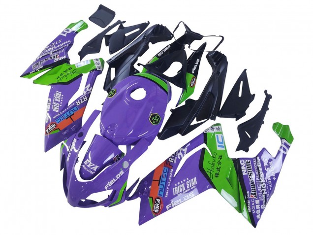 2006-2011 Aprilia RS125 Motorcycle Fairings - Purple Green Red