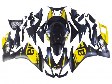 Shop 2012-2018 Aprilia RS4 50 125 Motorcycle Fairings - Yellow Matte Black