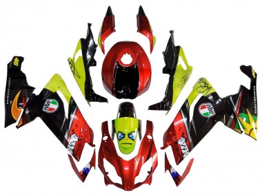 Shop 2012-2018 Aprilia RS4 50 125 Motorcycle Fairings - Red Yellow Glossy Black Shark
