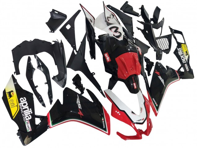 2012-2018 Aprilia RS4 50 125 Motorcycle Fairings - White Red Yellow Glossy Black