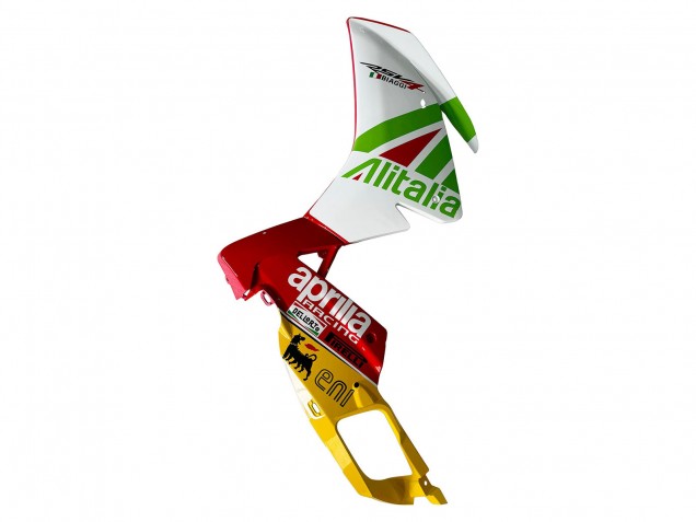 2012-2018 Aprilia RS4 50 125 Motorcycle Fairing - White Red Green Yellow Alitalia