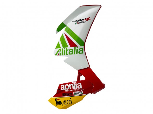 2012-2018 Aprilia RS4 50 125 Motorcycle Fairing - White Red Green Yellow Alitalia