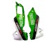 2012-2018 Aprilia RS4 50 125 Motorcycle Fairings - White Green Glossy Black