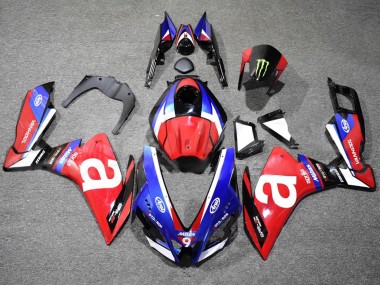 Shop 2012-2018 Aprilia RS4 50 125 Motorcycle Fairings - White Blue Red