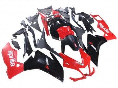 Shop 2012-2018 Aprilia RS4 50 125 Motorcycle Fairings - Red Glossy Black