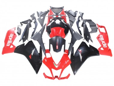 Shop 2012-2018 Aprilia RS4 50 125 Motorcycle Fairings - Red Glossy Black
