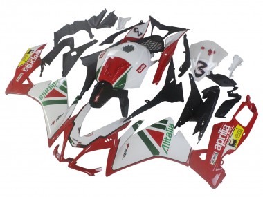 Shop 2012-2018 Aprilia RS4 50 125 Motorcycle Fairing Kits - White Red Green Yellow Alitalia