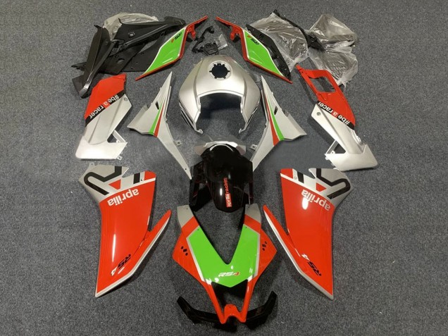 2012-2018 Aprilia RS4 50 125 Motorcycle Fairing - Silver Red Green Glossy Black
