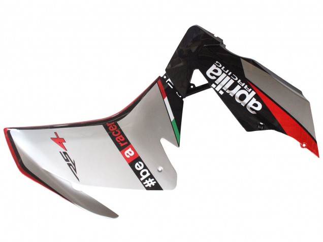 2012-2018 Aprilia RS4 50 125 Motorcycle Fairings - Silver Red Glossy Black