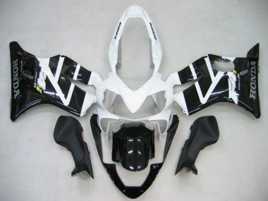 Shop 2004-2007 Honda CBR600 F4i Motorcycle Fairing - White Glossy Black