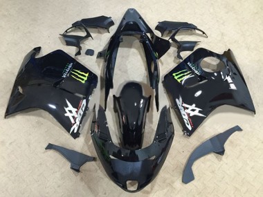 Shop 1996-2007 Honda CBR1100XX Blackbird Motorcycle Fairings - Glossy Black Green Monster