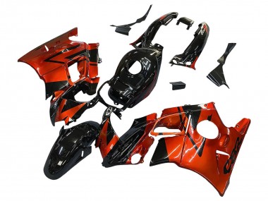Shop 1991-1994 Honda CBR600 F2 Motorcycle Fairings - Orange Glossy Black