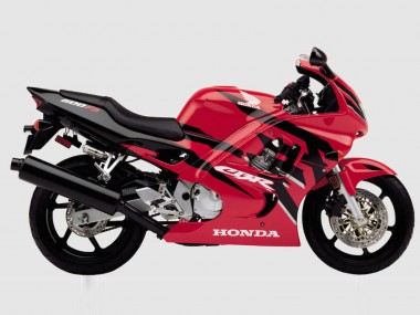 Shop 1997-1998 Honda CBR600 F3 Motorcycle Fairing - Red Glossy Black