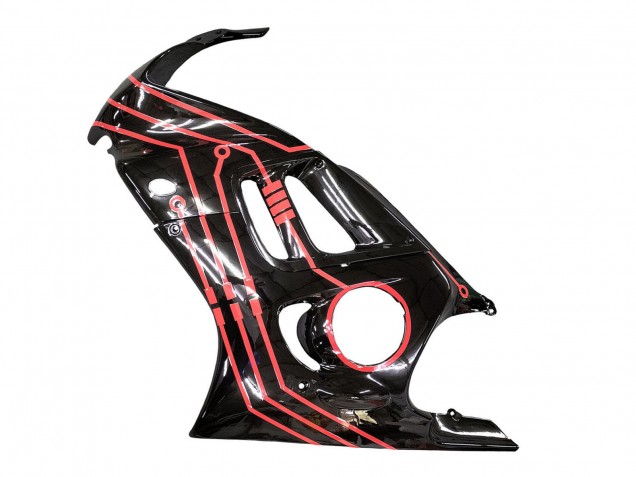 1997-1998 Honda CBR600 F3 Motorcycle Fairing Kits - Red Glossy Black