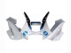 1997-1998 Honda CBR600 F3 Motorcycle Fairings - White Blue Glossy Black