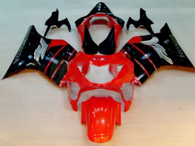 Shop 1999-2000 Honda CBR600 F4 Motorcycle Fairings - Red Glossy Black