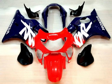 Shop 1999-2000 Honda CBR600 F4 Motorcycle Fairings - Red Dark Blue Purple
