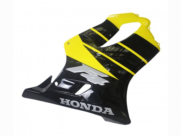 1999-2000 Honda CBR600 F4 Motorcycle Fairings - Yellow Glossy Black