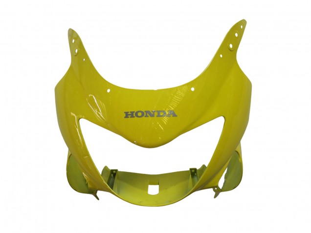 1999-2000 Honda CBR600 F4 Motorcycle Fairings - Yellow Glossy Black