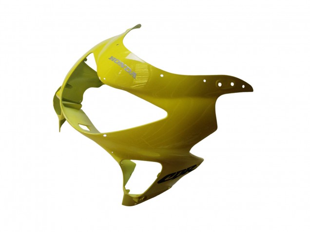 1999-2000 Honda CBR600 F4 Motorcycle Fairings - Yellow Glossy Black