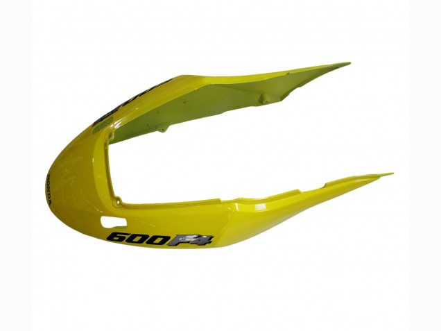 1999-2000 Honda CBR600 F4 Motorcycle Fairings - Yellow Glossy Black
