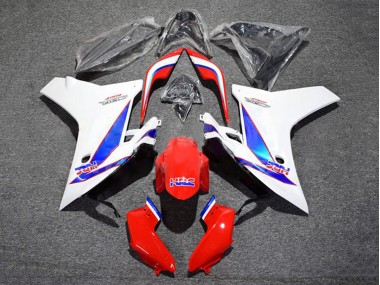 Shop 2011-2013 Honda CBR600F Motorcycle Fairing - White Red Blue HRC
