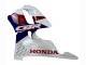 1992-1993 Honda CBR900RR 893 Motorcycle Fairings - White Red Dark Blue