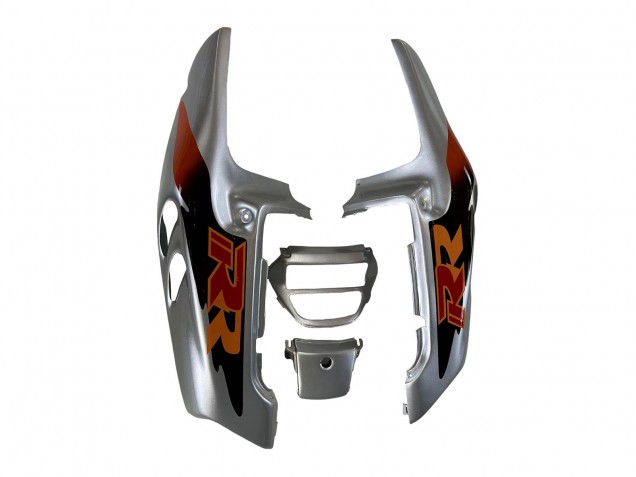 1996-1997 Honda CBR900RR 893 Motorcycle Fairings - Silver Red Glossy Black