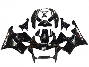 Shop 1998-1999 Honda CBR900RR 919 Motorcycle Fairings - Glossy Black White Decals