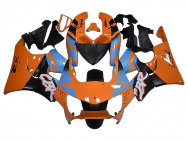 Shop 1998-1999 Honda CBR900RR 919 Motorcycle Fairings - Orange Blue Matte Black