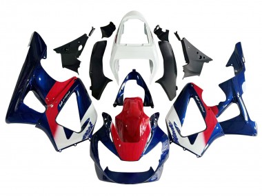 Shop 2000-2001 Honda CBR900RR 929 Motorcycle Fairing - White Red Blue
