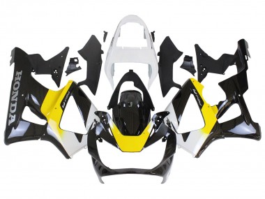 Shop 2000-2001 Honda CBR900RR 929 Motorcycle Fairings - White Yellow Glossy Black