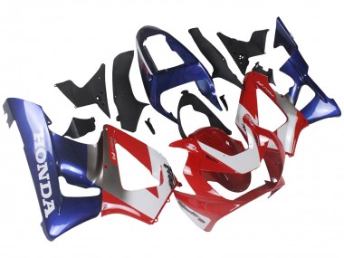 Shop 2000-2001 Honda CBR900RR 929 Motorcycle Fairings - Silver Red Blue