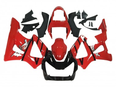 Shop 2000-2001 Honda CBR900RR 929 Motorcycle Fairings - Red Glossy Black