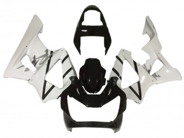Shop 2000-2001 Honda CBR900RR 929 Motorcycle Fairings - White Glossy Black
