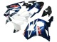 2002-2003 Honda CBR900RR 954 Motorcycle Fairings - White Dark Blue