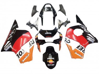 Shop 2002-2003 Honda CBR900RR 954 Motorcycle Fairing Kits - Orange White Red Glossy Black Repsol