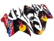 2007-2014 Ducati 848/1098/1198 Motorcycle Fairings - Glossy Black Yellow Blue Red Bull